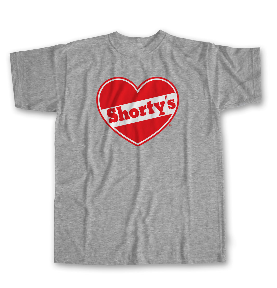 – Shorty\'s Sleeve T-shirt Heart Logo Short Shorty\'s
