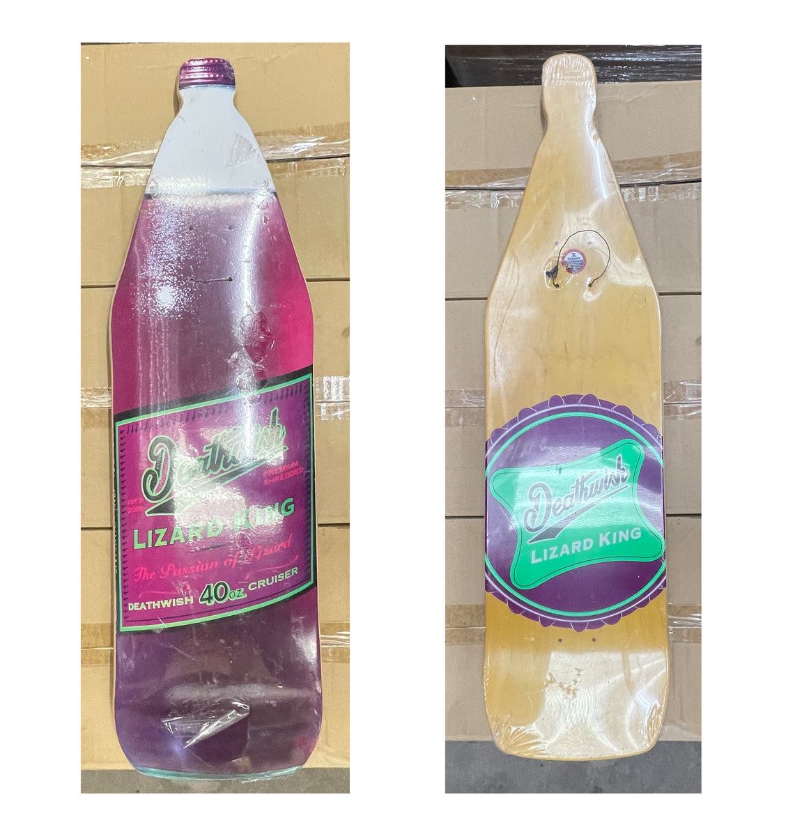 Vintage Skateboard Deck - Deathwish Lizard King Skull - 2009 Vintage Skateboard Deck - Deathwish Lizard King Skull - 2009