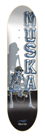 Muska Skeleton Black 8.50" Deck.
