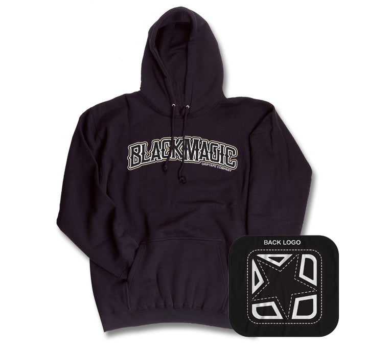 Black Magic Arch Logo Hooded Pullover (FRONT & BACK LOGO
