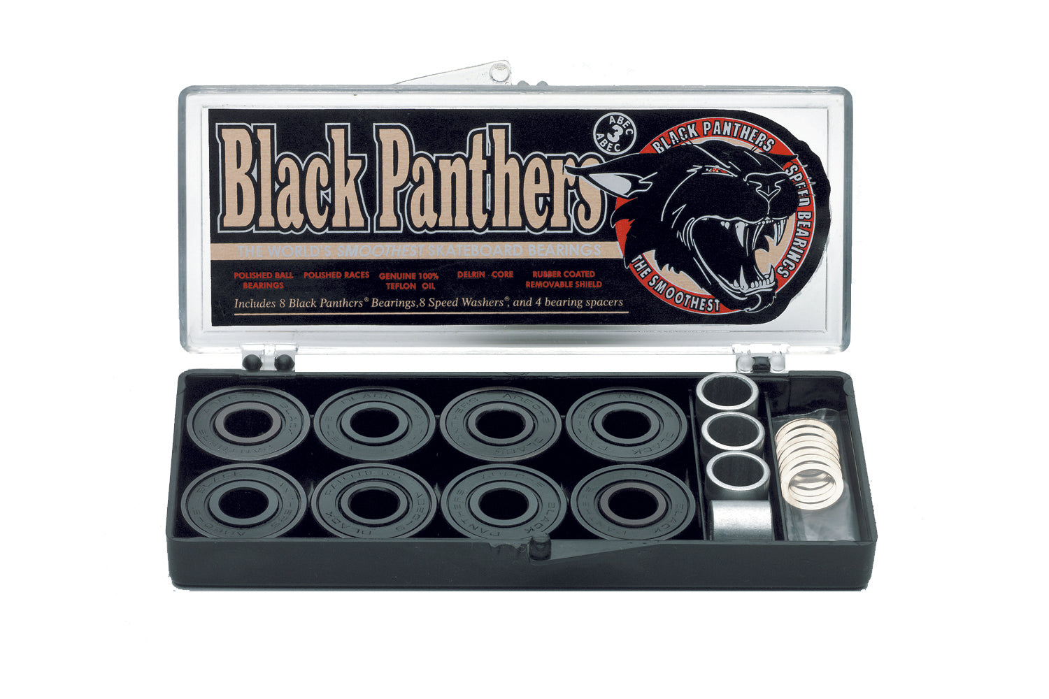 Black Panthers Bearings Abec 3