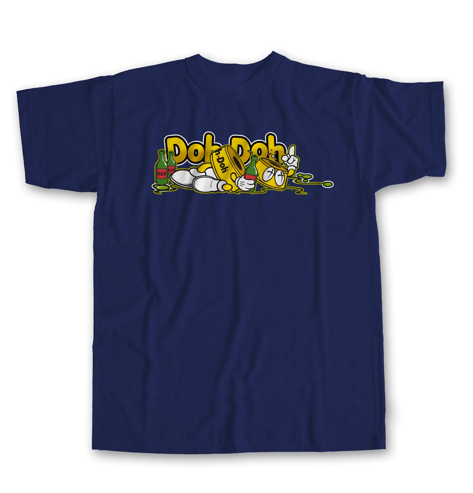 Doh Doh Yellow Logo Short Sleeve T-shirt – Shorty's Inc.