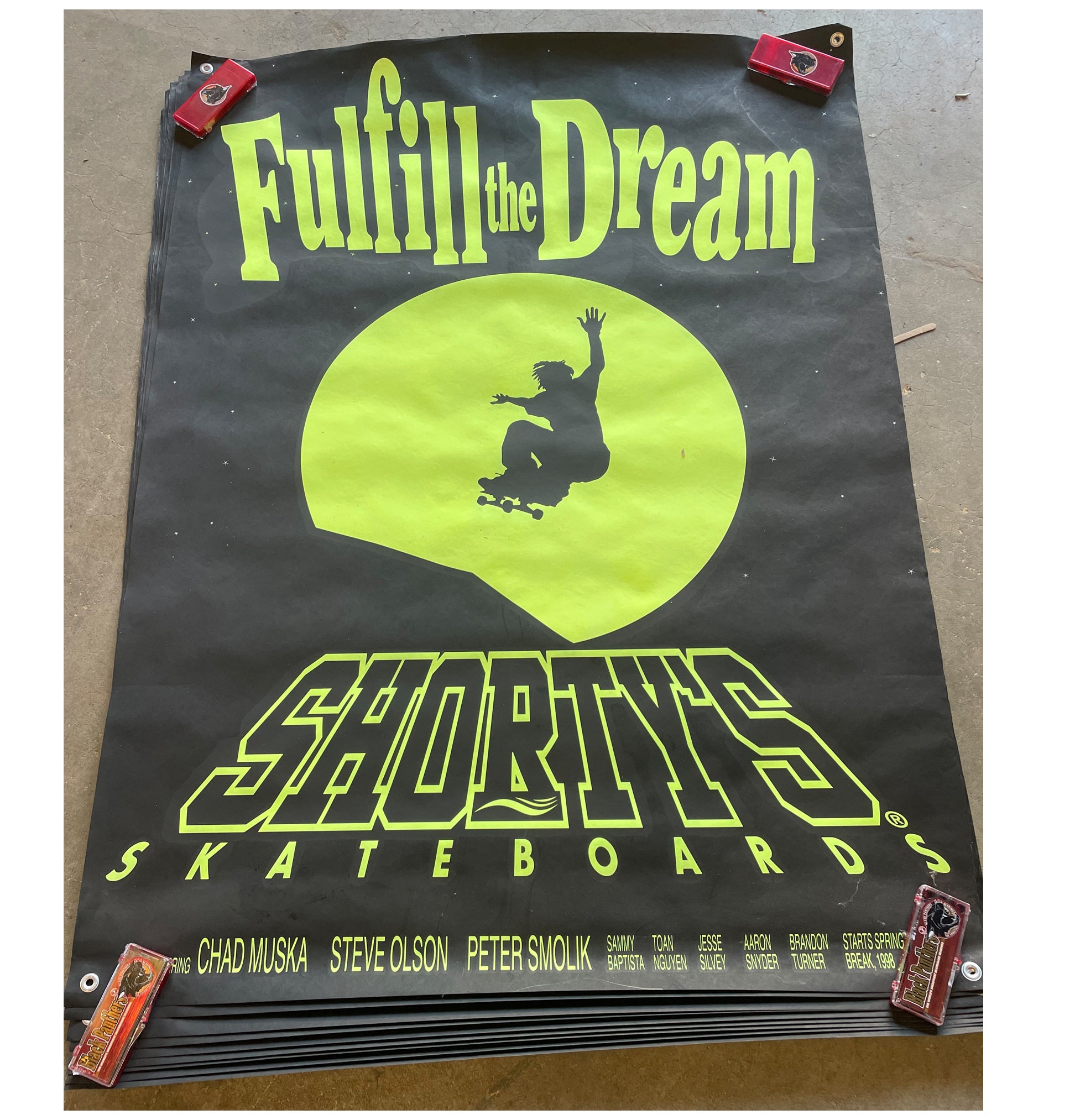 Original Glow in the Dark Fulfill The Dream Poster