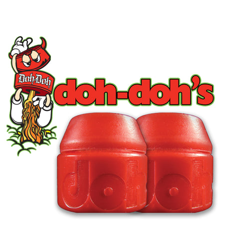 Red 95a (med/hard) Doh-Doh's Bushings