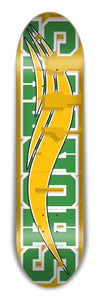 Shorty's SkateBlock YELLOW/GREEN 7.75" Deck