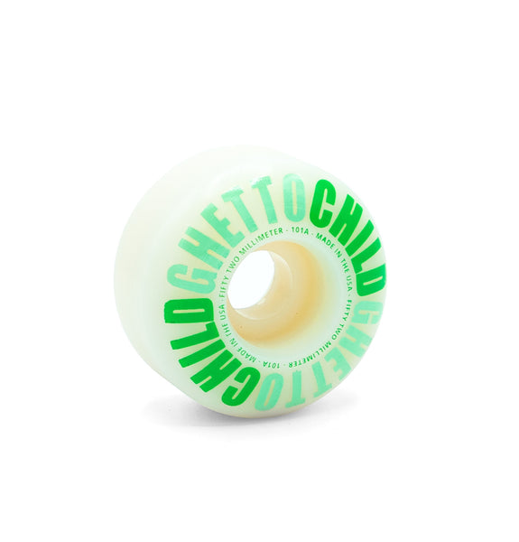 Classic Logo Wheel 52mm - Green (set of 4 wheels)