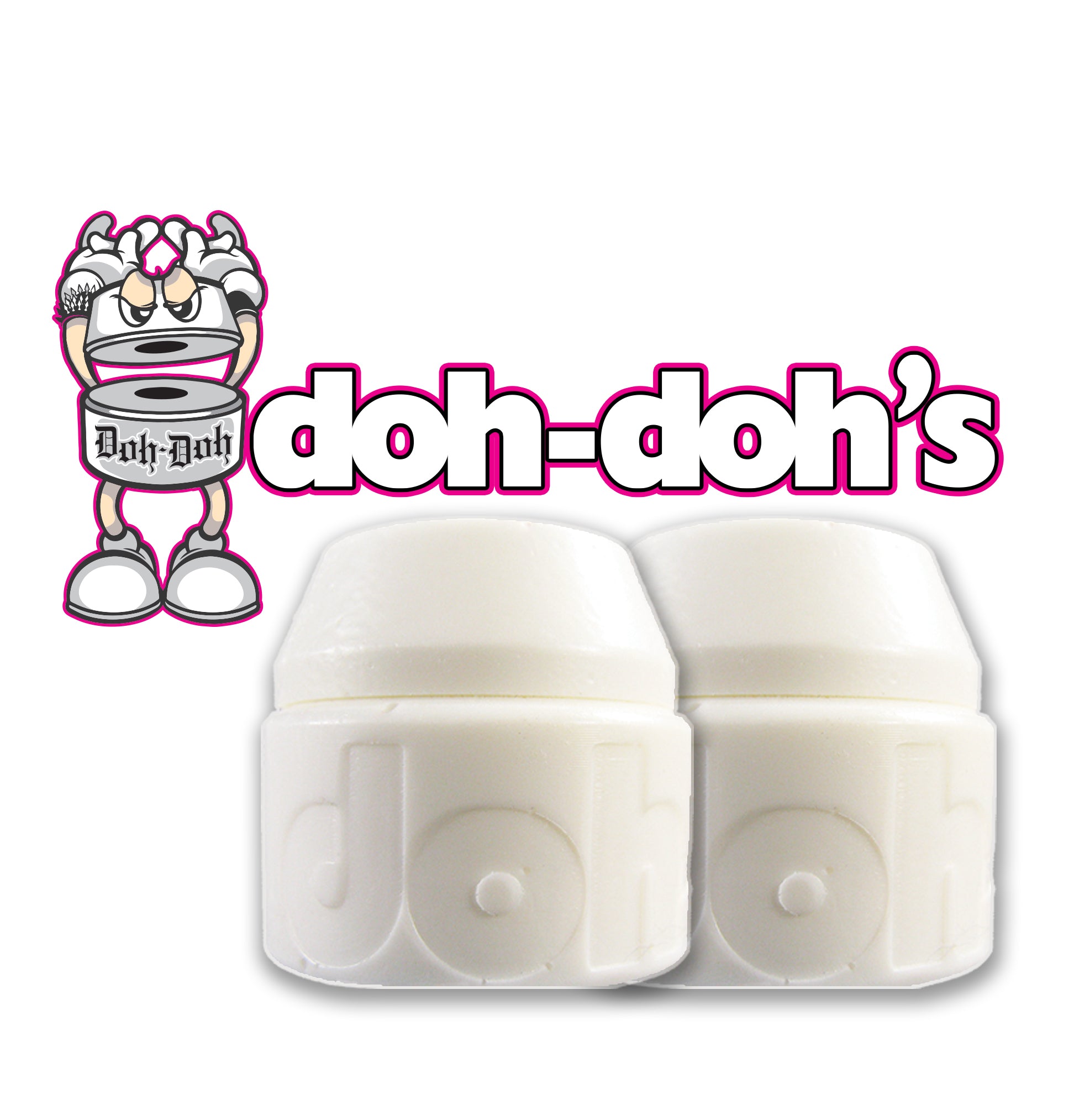 White 98a (hard) Doh-Doh's Bushings